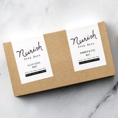 Aloe Vera ve Amber&İncir  Doğal Sabun Set 90gx2