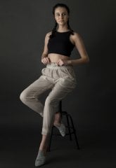 Hitit Şalvar/Bej Kahve