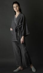 Hitit Kimono Alt-Üst Takım/Antrasit