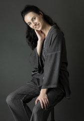 Hitit Kimono Alt-Üst Takım/Antrasit