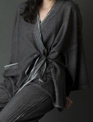 Hitit Kimono Alt-Üst Takım/Antrasit