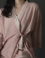 Hitit Kimono Alt-Üst Takım/Gül Kurusu