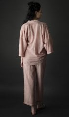 Hitit Kimono Alt-Üst Takım/Gül Kurusu