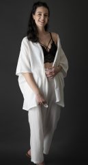 Hitit Ceketli Alt-Üst Takım/Açık Ekru