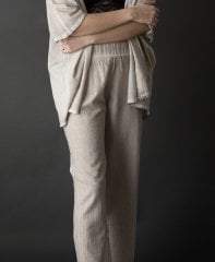 Hitit Ceketli Alt-Üst Takım/Kahve Bej