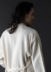 Face to Face Tahta Baskı Kimono