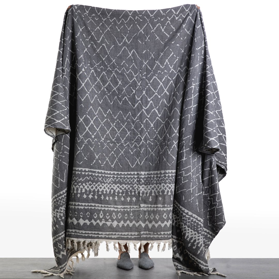 Gitana Yatak Örtü/Antrasit/250x320cm