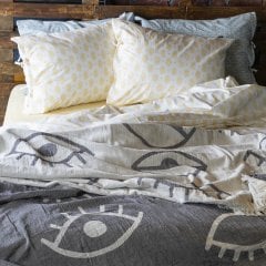 Eyes Yatak Örtü/Antrasit/210x280cm