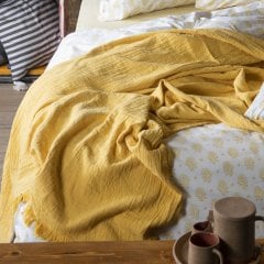 Tarhun Yatak Örtü/Hardal Sarı/270x280cm