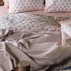 Tarhun Yatak Örtü/Pudra/200x280cm