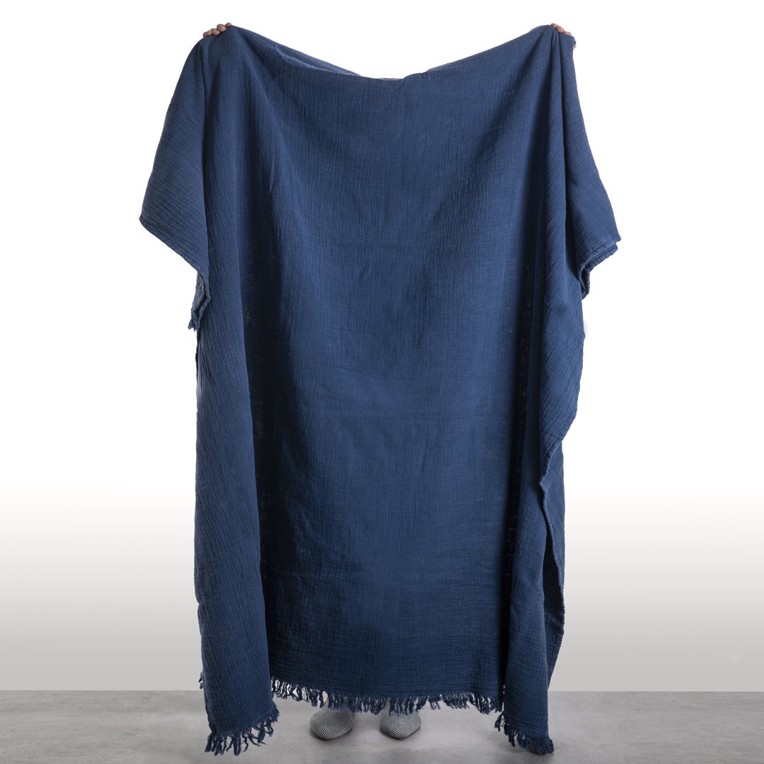 Tarhun Yatak Örtü/İndigo/200x280cm