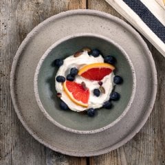 Anatolian Stone Seramik Kase/Yeşil iç