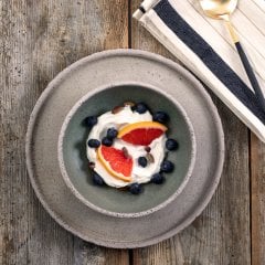 Anatolian Stone Seramik Kase/Yeşil iç