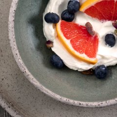 Anatolian Stone Seramik Kase/Yeşil iç