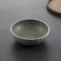 Anatolian Stone Seramik Kase/Yeşil iç