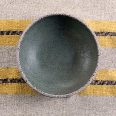 Anatolian Stone Seramik Kase/Yeşil iç