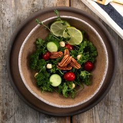 Anatolian Stone Seramik Sunum Tabak/Kahve