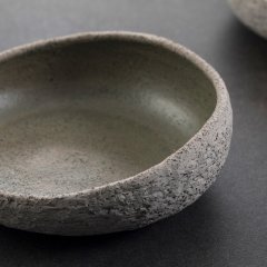 Anatolian Stone Seramik Sunum Kase/Yeşil İç