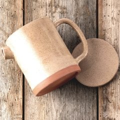 Anatolian Seramik Aromatik Çay Demleme Seti/Naturel Bej