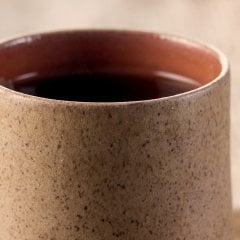 Anatolian Seramik Tabaklı Fincan/Naturel Bej