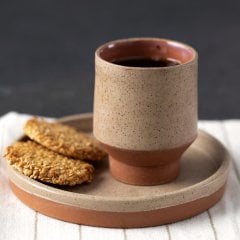 Anatolian Seramik  Espresso Fincan/Naturel Bej