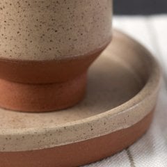 Anatolian Seramik  Espresso Fincan/Naturel Bej