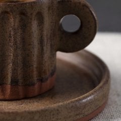 Anatolian Seramik Türk Kahve Fincan/Toprak Kahve