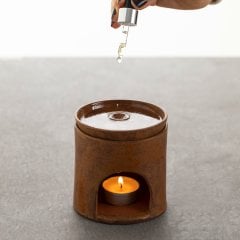 Anatolian Seramik Buhurdanlık/Toprak Kahve