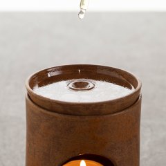 Anatolian Seramik Buhurdanlık/Toprak Kahve