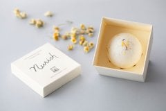 Doğal Tuz Papatya Özlü Banyo Topu