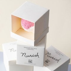 Doğal Tuz Vanilya ve Gül Özlü Banyo Topu