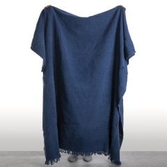 Tarhun Yatak Örtü/İndigo