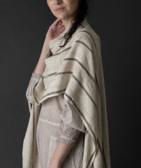 Cappa El Dokuma Keten Panço Şal