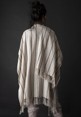 Cappa El Dokuma Keten Panço Şal