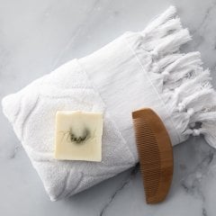 Pitassa Yüz Havlu/Beyaz