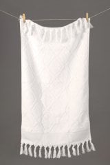 Pitassa Yüz Havlu/Beyaz