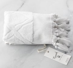 Pitassa Yüz Havlu/Beyaz
