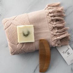 Pitassa Yüz Havlu/Gül Kurusu