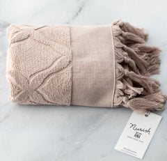 Pitassa Yüz Havlu/Gül Kurusu