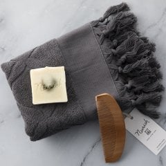 Pitassa Yüz Havlu/Antrasit