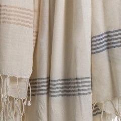 Harem Peştemal/Bej Çizgi