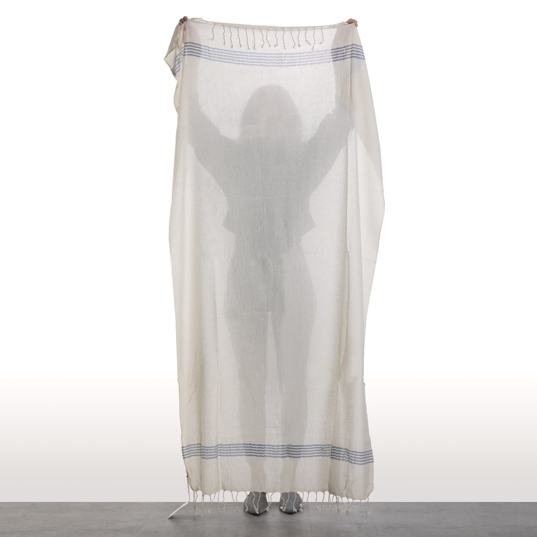 Harem Peştemal/Lacivert Çizgi