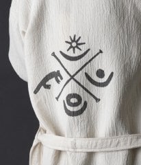 Göbeklitepe Tahta Baskı Bornoz