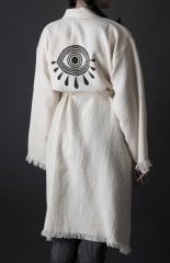 Eyes Tahta Baskı Kimono