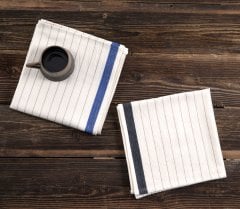 Sierra El Dokuma 2'li Peçete/Lacivert Çizgi