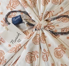 Seraphine Bohça Nevresim Takımı/Kiremit/Çift Kişilik