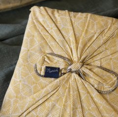 Saris Bohça Nevresim Takımı/Sarı/Çift Kişilik