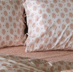 Seraphine Bohça Nevresim Takımı/Kiremit/King