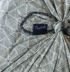 Saris Bohça Nevresim Takımı/Yeşil/King