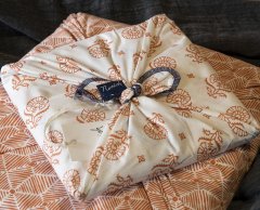 Seraphine Bohça Bağcıklı 2'li Yastık Kılıfı /Kiremit